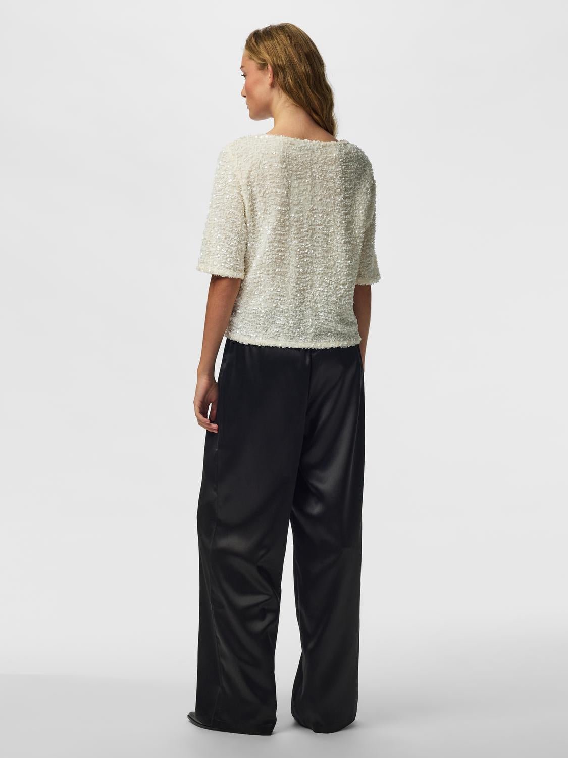 PCKAMMY Top - Cloud Dancer - VERO MODA & VILA Bergvik